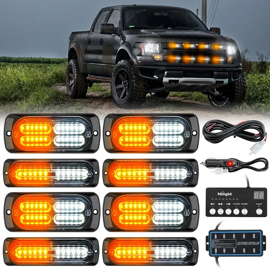 🚛 50% RABATT! 💡 Ultraflache LED-Blitzleuchten – Für LKWs, hell & langlebig ✨