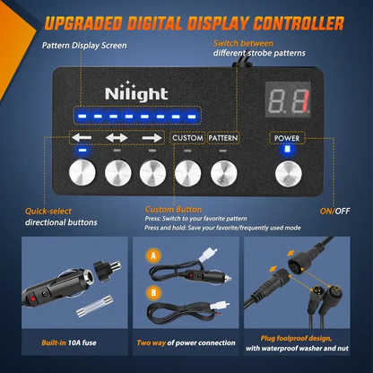 🚛 50% RABATT! 💡 Ultraflache LED-Blitzleuchten – Für LKWs, hell & langlebig ✨
