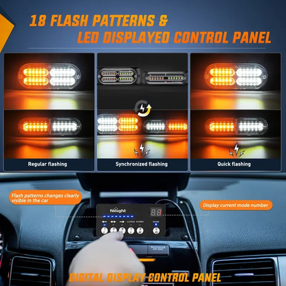 🚛 50% RABATT! 💡 Ultraflache LED-Blitzleuchten – Für LKWs, hell & langlebig ✨