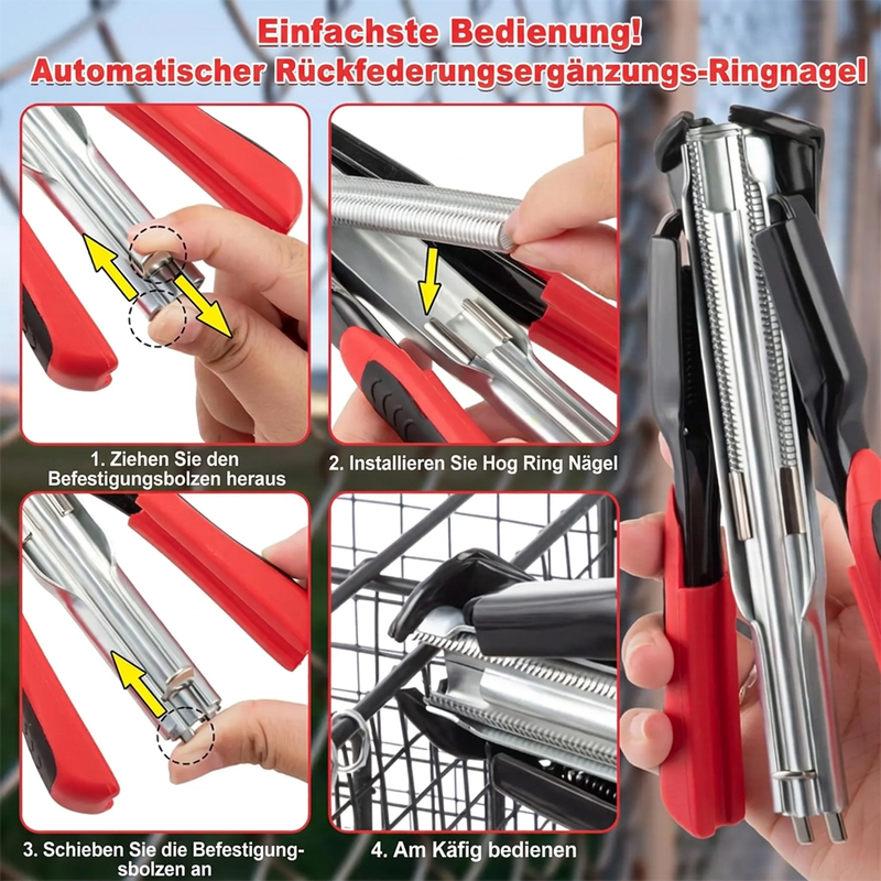📢📢50% RABATT !!⏰Hochleistungs-C-Klammerzange für die Käfigmontage