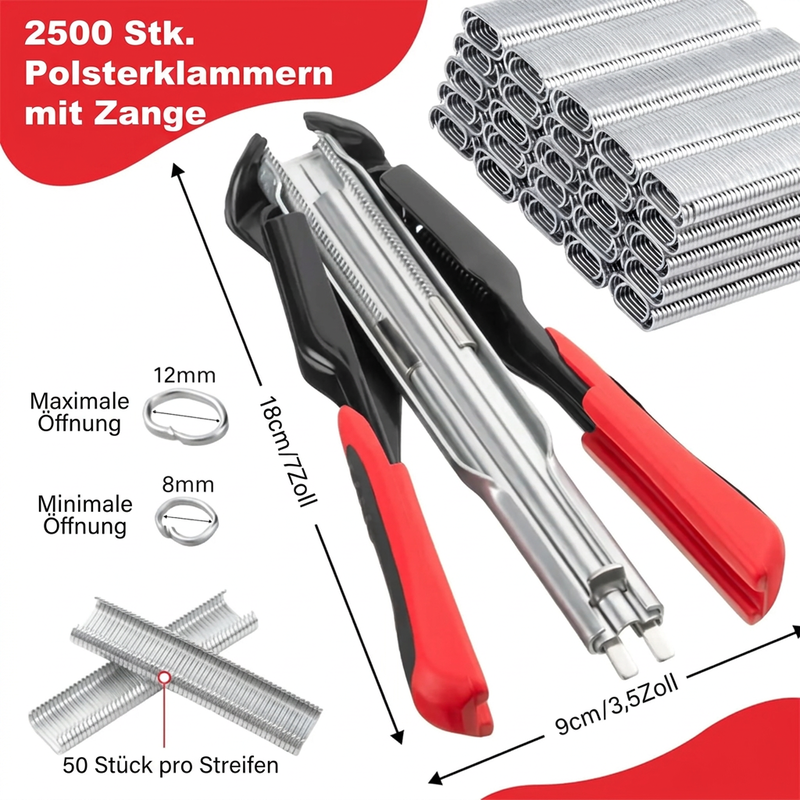 📢📢50% RABATT !!⏰Hochleistungs-C-Klammerzange für die Käfigmontage
