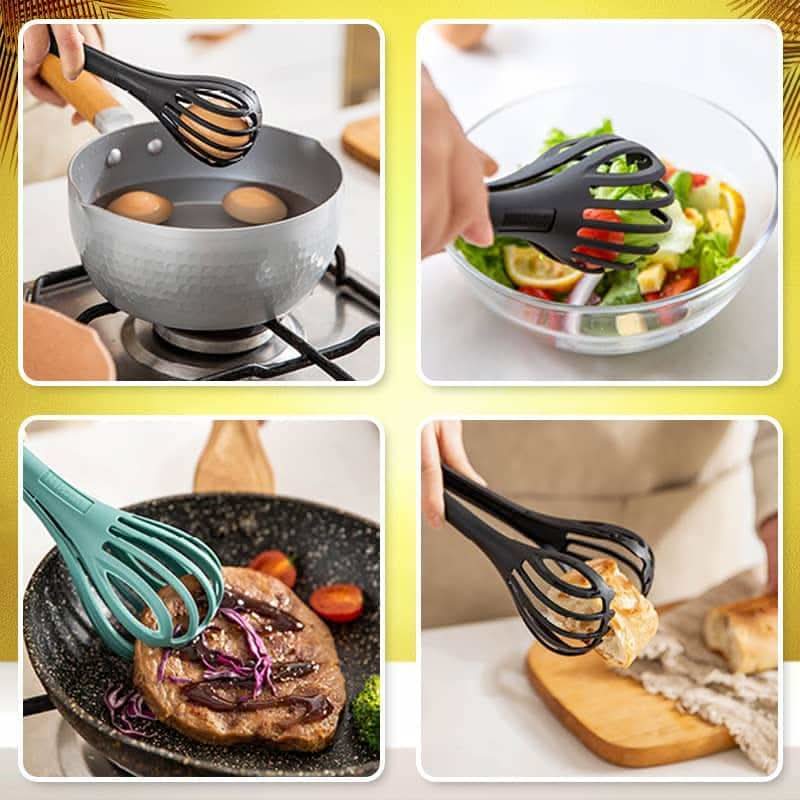 ⏳Begrenzte Zeit 50% Rabatt💥2 in 1 Lebensmittelklammer & Schneebesen