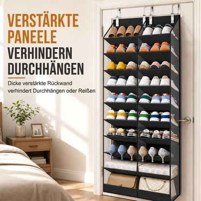 🚪🗂️ Über der Tür hängender Vlies-Organizer mit 20 Netztaschen ✨ Große Kapazität für Ihre Haushaltsaufbewahrung