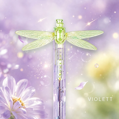🦋 Einziehbarer Dragonfly-Gelstift ✍️ | Glatte Schrift & Einhandbedienung