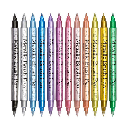 ✨ Metallic-Marker-Set | Strahlende leuchtende Farben für Kunst & Basteln ✨