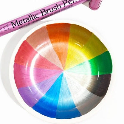 ✨ Metallic-Marker-Set | Strahlende leuchtende Farben für Kunst & Basteln ✨