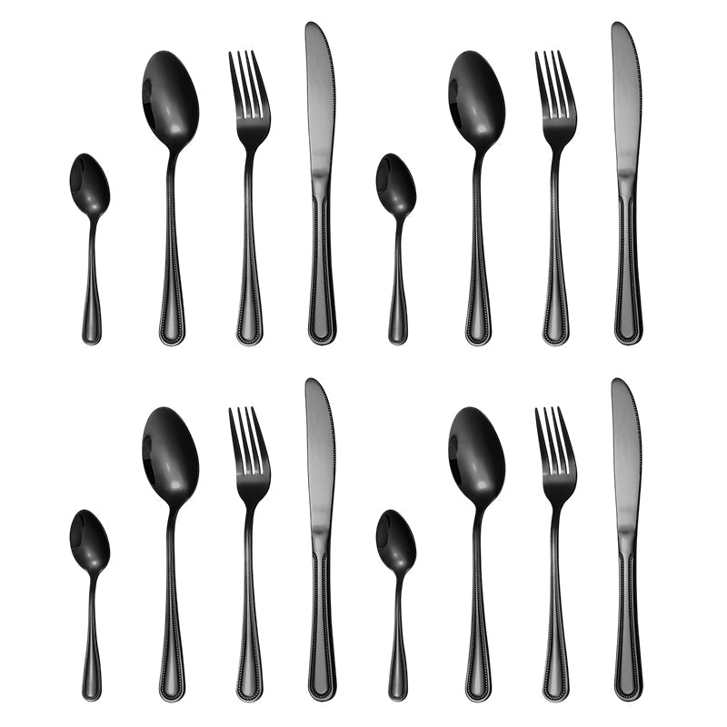 🔥 4-teiliges Edelstahl Besteckset 🍴 | Robustes Essbesteck für den täglichen Gebrauch