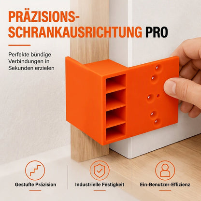 📢📢Kaufe 1, erhalte 1 gratis！！⏰Montagepositionierer für Seitenfüllplatten von Kleiderschränken und stufenförmige Positionierplatte für präzise Lochausrichtung
