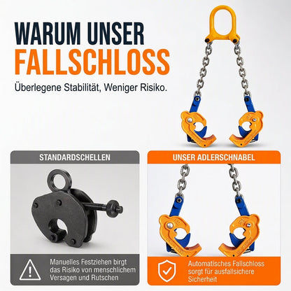 🛢️50 % RABATT✨Stabile Hebezange für Ölfässer – Hebevorrichtung für Gabelstapler und Kräne zum Heben von Stahl- und Metallfässern, robustes und sicheres Heben💥