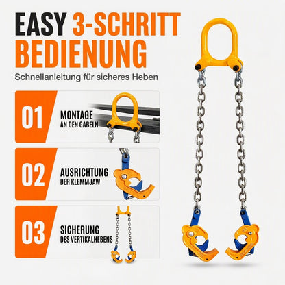 🛢️50 % RABATT✨Stabile Hebezange für Ölfässer – Hebevorrichtung für Gabelstapler und Kräne zum Heben von Stahl- und Metallfässern, robustes und sicheres Heben💥