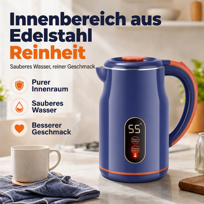 ☕ Wasserkocher mit intelligenter Temperaturregelung