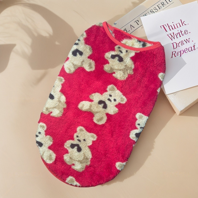 🐻 50% RABATT! 🧥 Plüsch-gefütterte Haustierweste – S–8XL Winterwärme ✨