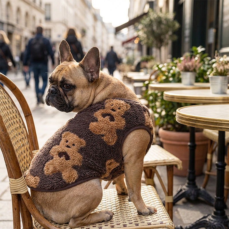 🐻 50% RABATT! 🧥 Plüsch-gefütterte Haustierweste – S–8XL Winterwärme ✨