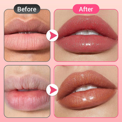 💋 Langanhaltender feuchtigkeitsspendender Lipgloss ✨ Geschmeidige Textur & brillantes Hochglanz-Finish