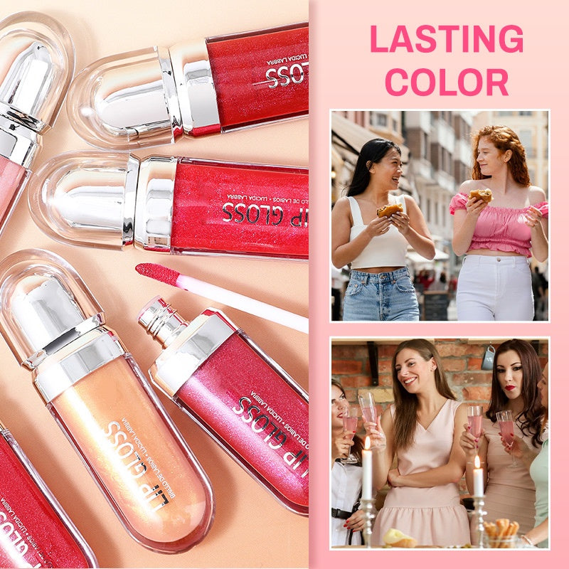 💋 Langanhaltender feuchtigkeitsspendender Lipgloss ✨ Geschmeidige Textur & brillantes Hochglanz-Finish