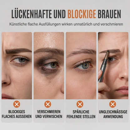 💫 Flüssiger Augenbrauenstift 🖌️ Feine Pinselspitze für präzises Augenbrauen-Makeup