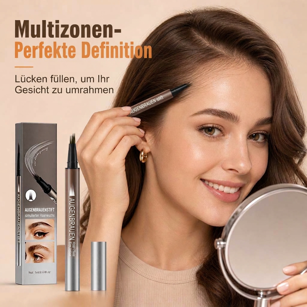 💫 Flüssiger Augenbrauenstift 🖌️ Feine Pinselspitze für präzises Augenbrauen-Makeup