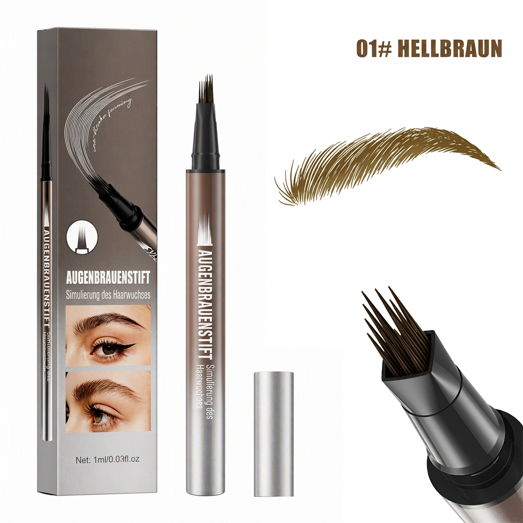 💫 Flüssiger Augenbrauenstift 🖌️ Feine Pinselspitze für präzises Augenbrauen-Makeup