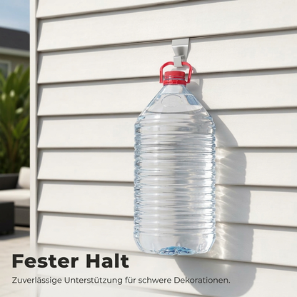 🧱 50 % RABATT! 🏠 Robuste Hakenhalterungen aus Edelstahl 304 für Vinylverkleidungen – bohrfreie Montage für Dekorationen im Außenbereich 🔩