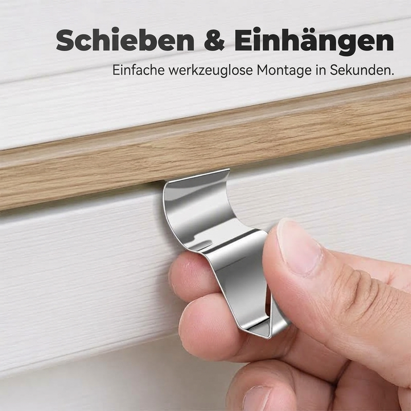 🧱 50 % RABATT! 🏠 Robuste Hakenhalterungen aus Edelstahl 304 für Vinylverkleidungen – bohrfreie Montage für Dekorationen im Außenbereich 🔩