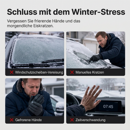 📢📢50% RABATT !!⏰Magnetische Auto-Frontscheibenabdeckung, verdickt, wasserdicht – Sonnenschutz und Schneeschutz mit reflektierenden Streifen