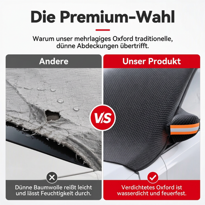 📢📢50% RABATT !!⏰Magnetische Auto-Frontscheibenabdeckung, verdickt, wasserdicht – Sonnenschutz und Schneeschutz mit reflektierenden Streifen