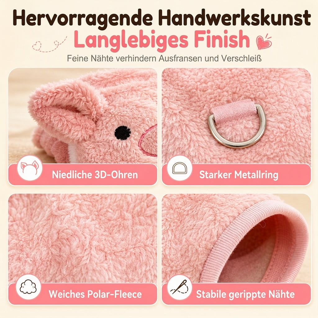 🐾50 % Rabatt🧵Fleece‑gefütterte Haustierweste, süße Cartoon‑Stickerei für Hunde und Katzen🐕