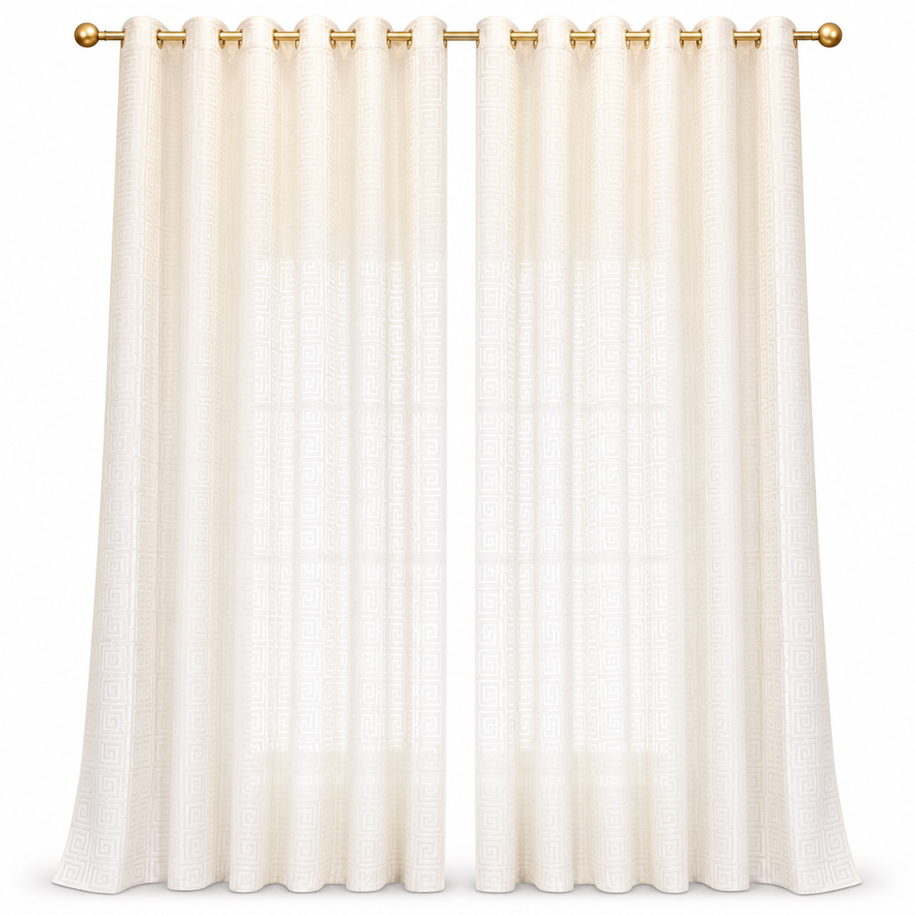 ☀️ 50 % Rabatt ! Transparenter Jacquard-Vorhang – Eleganz für jedes Fenster! 🛋️ Weiches Tageslicht, UV-Schutz, pflegeleicht ⏰ Limitiertes Angebot ⏳