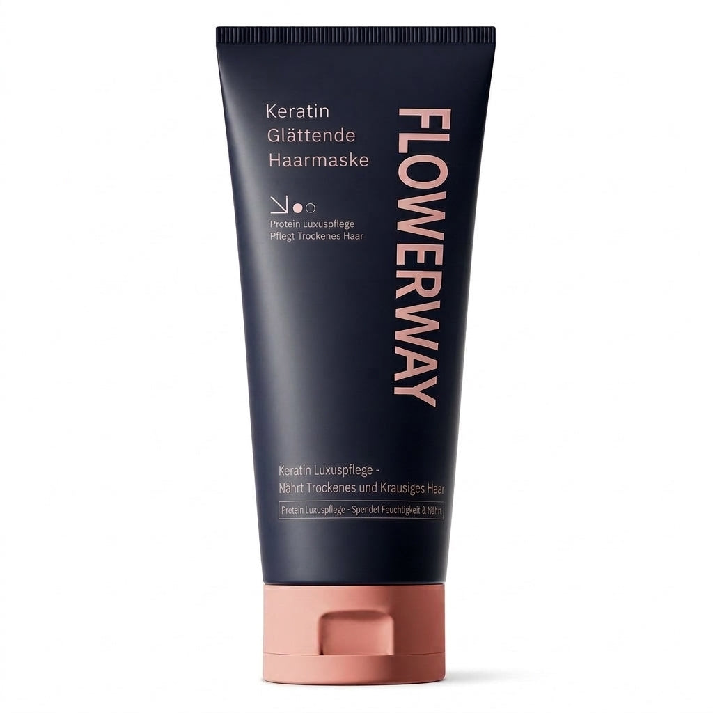 🧼 50 % RABATT 💇 Keratin Utjämnande Hårmask 320ml Pflegende und Reparierende Kur für trockenes, krauses und geschädigtes Haar 🧴