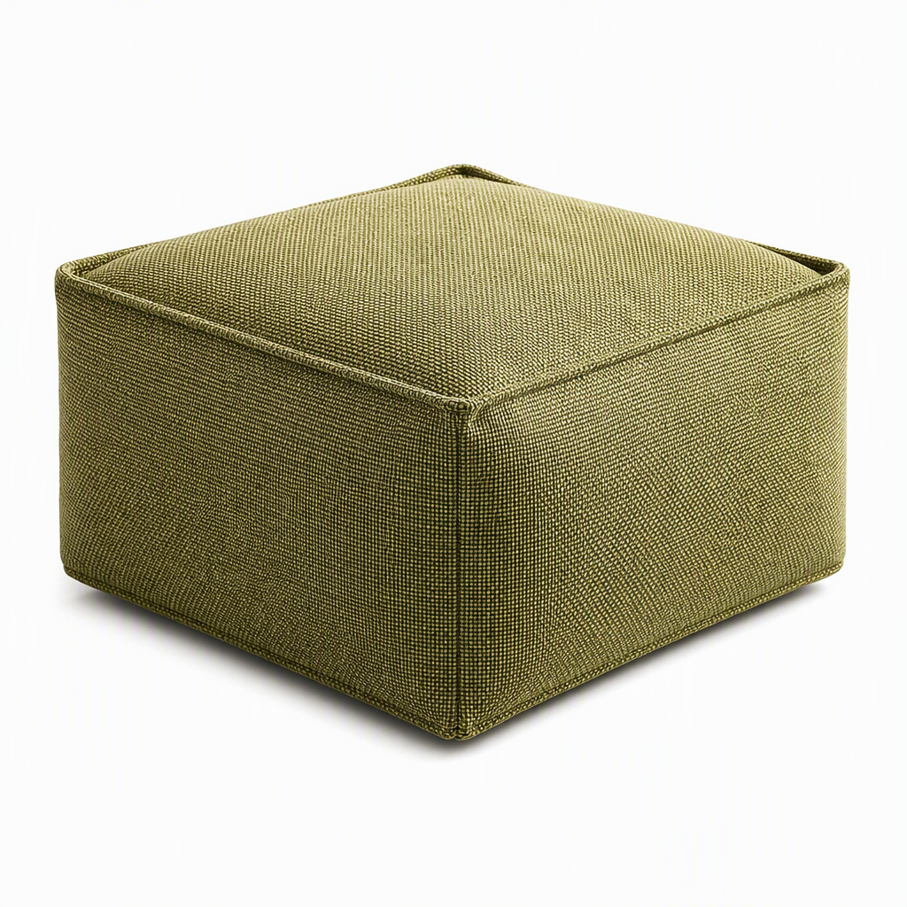 📢 50% RABATT! 🧺 Aufbewahrungs-Pouf-Hülle – Großer Reißverschluss, waschbar & 45x45x23cm ✨