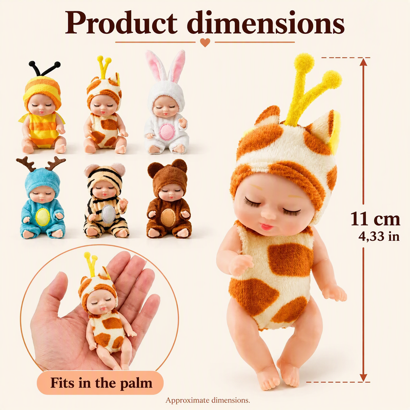 👶 Mini Reborn Baby-Puppen – Lebensechte & Realistische Babypuppen 🧸