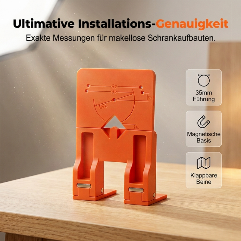 📢📢50% RABATT !!⏰Schranktür Scharnierbohrlehre & Montagewerkzeug
