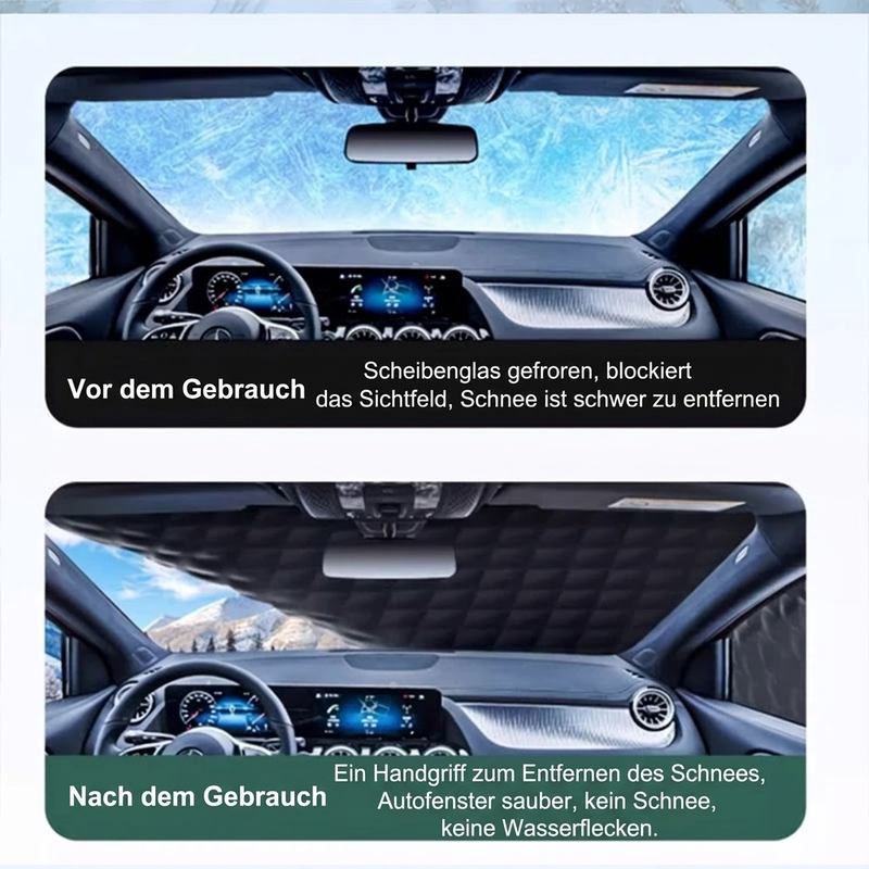 🚗 50% RABATT! ☀️ Autoscheibenabdeckung – Mit Saugnäpfen & Ganzjahresschutz ✨