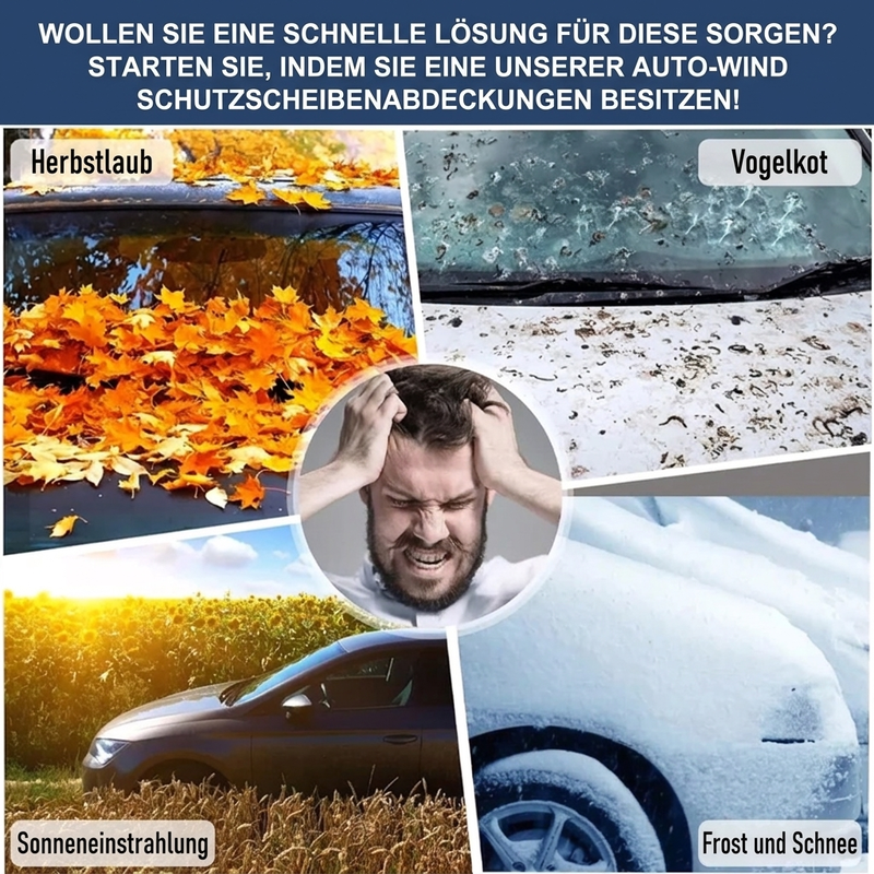 🚗 50% RABATT! ☀️ Autoscheibenabdeckung – Mit Saugnäpfen & Ganzjahresschutz ✨