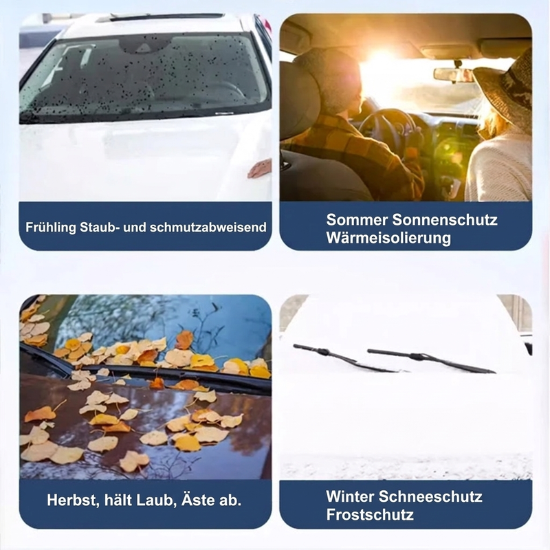 🚗 50% RABATT! ☀️ Autoscheibenabdeckung – Mit Saugnäpfen & Ganzjahresschutz ✨