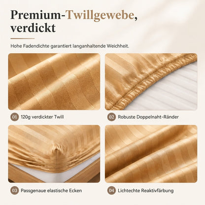 ✨50% RABATT NU! !✨Verdicktes 3-Teilig Bettwäsche-Set mit Bettbezug und Kissenbezug