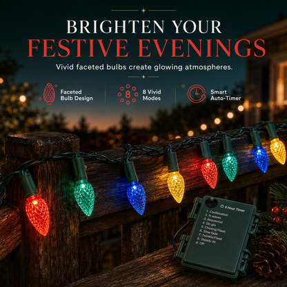 🎄 50% RABATT! 🍓✨Erdbeer-Lichterkette für den Garten – stimmungsvolle Deko für Weihnachten, Halloween & Terrasse
