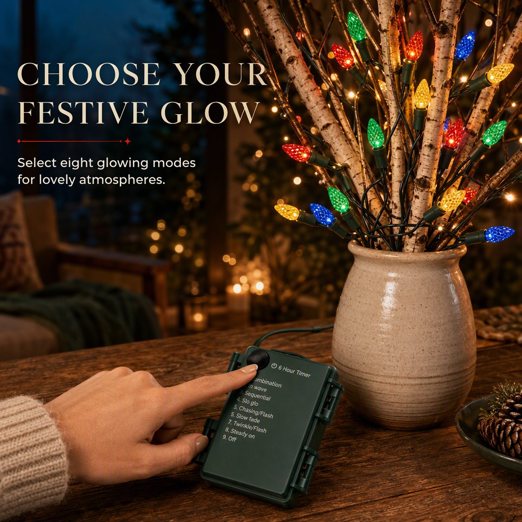 🎄 50% RABATT! 🍓✨Erdbeer-Lichterkette für den Garten – stimmungsvolle Deko für Weihnachten, Halloween & Terrasse