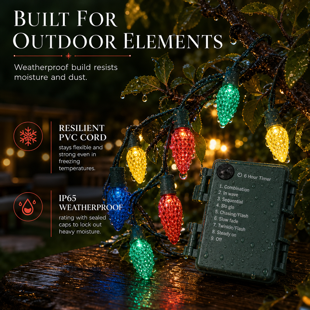 🎄 50% RABATT! 🍓✨Erdbeer-Lichterkette für den Garten – stimmungsvolle Deko für Weihnachten, Halloween & Terrasse