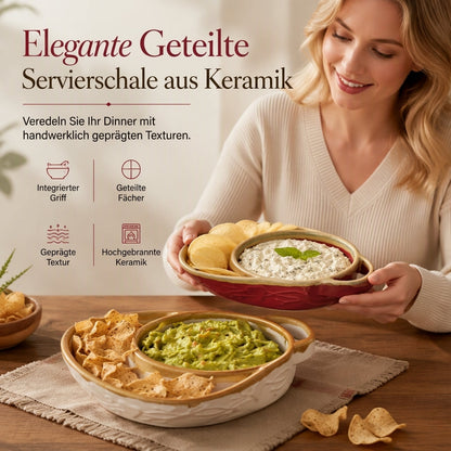 🔥50 % Rabatt🔥Retro Keramik-Auflaufform – Mit einzelnem Griff ✨