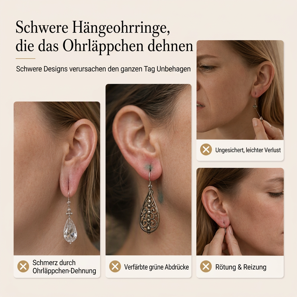 💖 Herz-Huggie-Ohrstecker für Damen｜Minimalistisch glatt, französischer Stil vielseitige Herzform Ohrringe