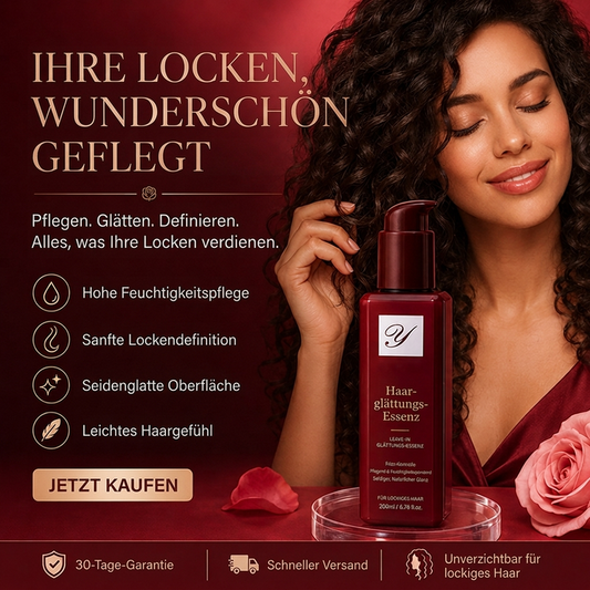 💆 Leave-In-Conditioner: 9 Pflanzenextrakte, glättet Frizz, Parfümqualität, 100/200ml