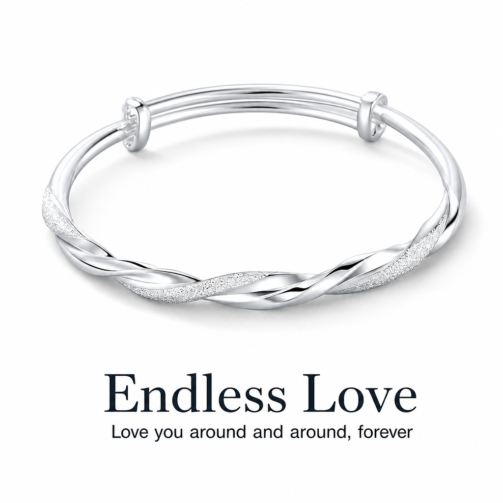 💎 Elegante Möbius-Armband in Solidity-Design – modischer Schmuck als Geburtstagsgeschenk für Frauen