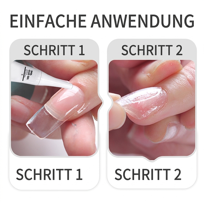 💅🔥Professioneller, starker & schnell trocknender Nagelkleber ✨ 1+1 GRATIS!