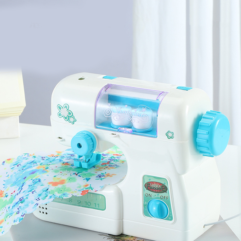 🧵 Mini-Elektro-Nähmaschine Spielzeug mit Nadelschutz