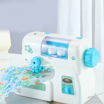 🧵 Mini-Elektro-Nähmaschine Spielzeug mit Nadelschutz