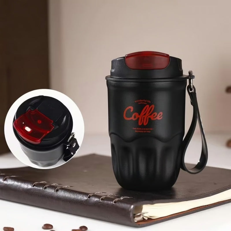 Tragbarer smarter Thermo-Kaffeebecher mit Temperaturanzeige