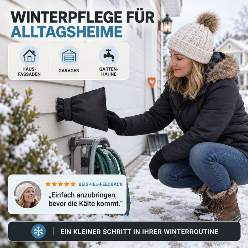 📢📢Winter-Sonderverkauf!!⏰Outdoor-Wasserhahnabdeckung für Winterschutz vor Frost