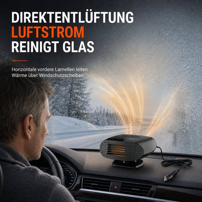 🥳HEIẞER SALE 2026🥳💞 ÜBER 50.000 VERKAUFT! 🚗🔥 50% RABATT! Mini 12V Auto-Defroster-Lüfter – gerichteter warmer Luftstrom beseitigt schnell Frost und Beschlag an der Windschutzscheibe. Drehbarer Sockel, Plug-and-Play, sichereres Fahren im Winter! 🛡️✅