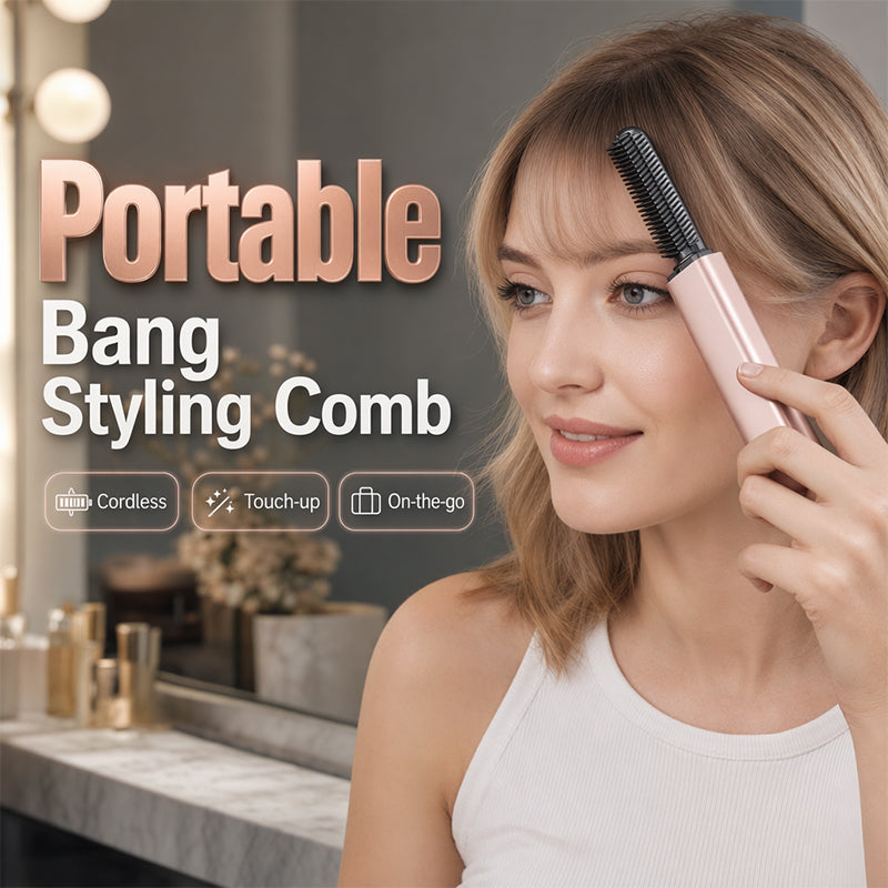 🎉🔥2026 Bestseller! Über 80.000 Mal verkauft!💖👩In Sekundenschnelle fertig gestylt – überall & jederzeit schöne Frisuren💁Tragbarer, kabelloser Mini-Haarstyler für Glätten & Locken